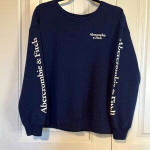 Abercrombie & Fitch Navy Crew Sweatshirt XL